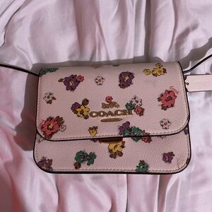 Coach floral purse